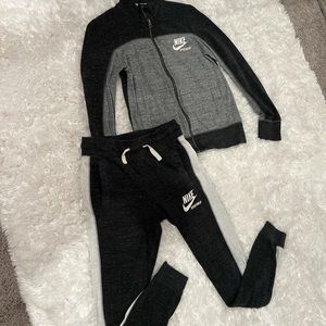 Nike jogger set.